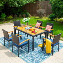 Rust resistant patio online dining set